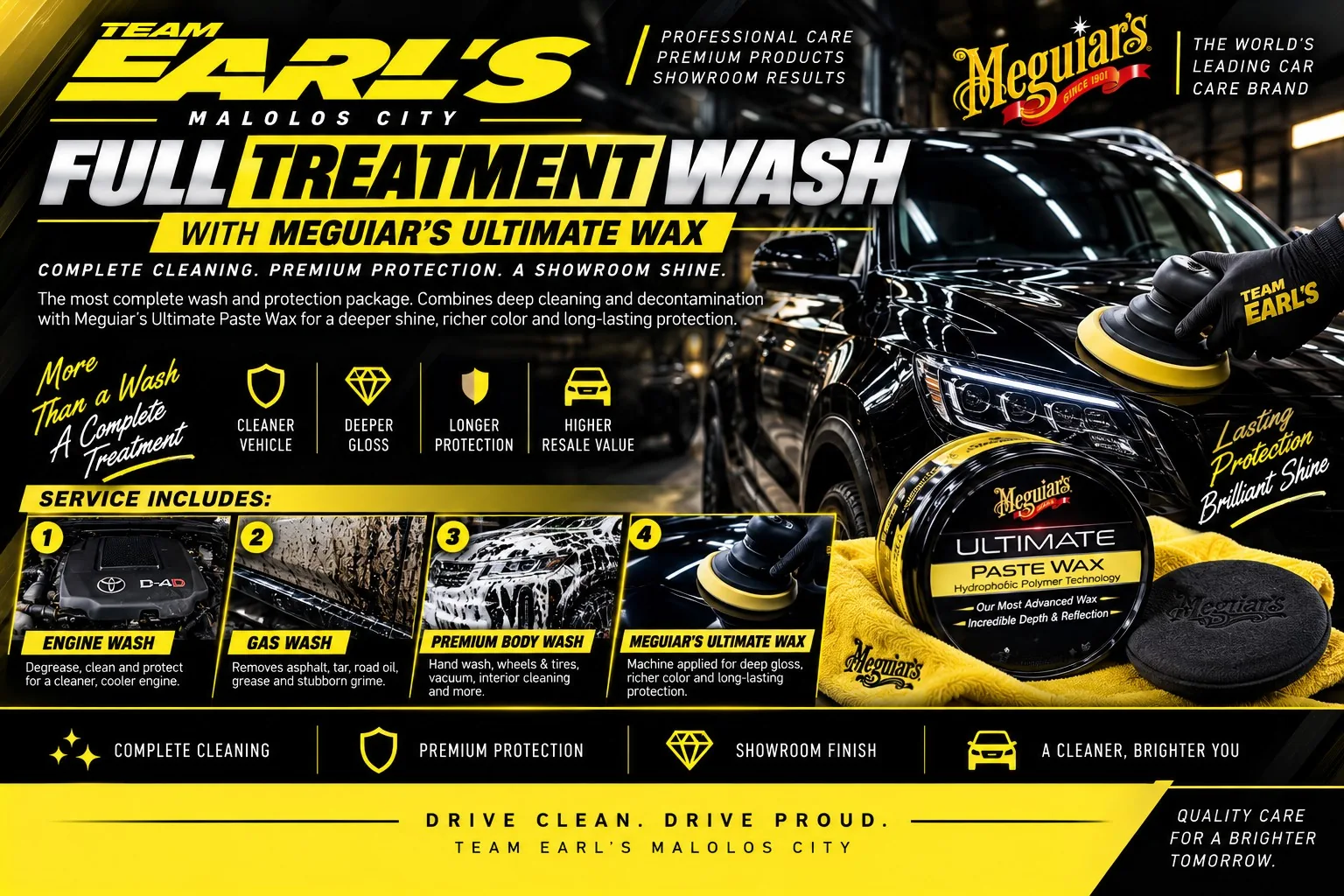 Full Treatment Wash with Meguiar's Ultimate Wax